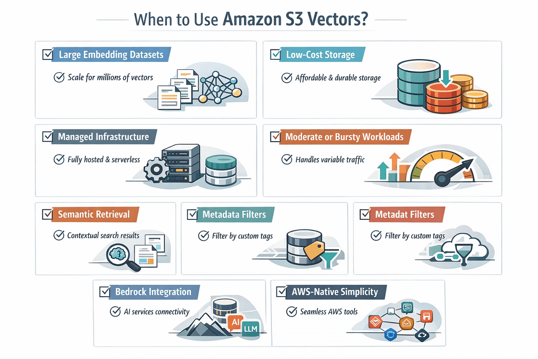 When to use S3 Vectors